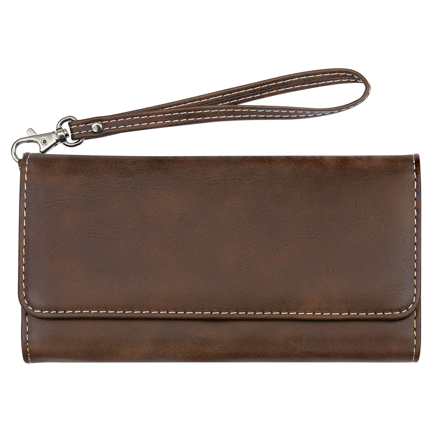 Personalized Wallet with Wrist Strap, Wristlet, RFID Protection, Multi-Slots, Leatherette, 7.5" x 4"