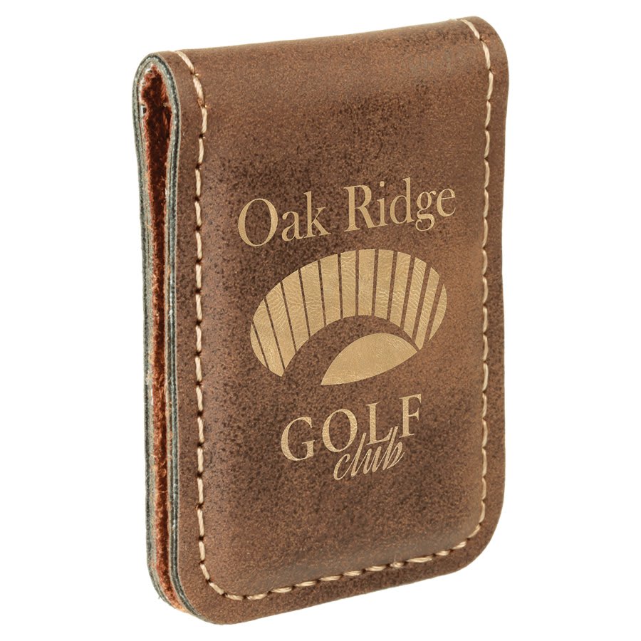 Personalized Money Clip, Leatherette, 1.75" x 2.5"