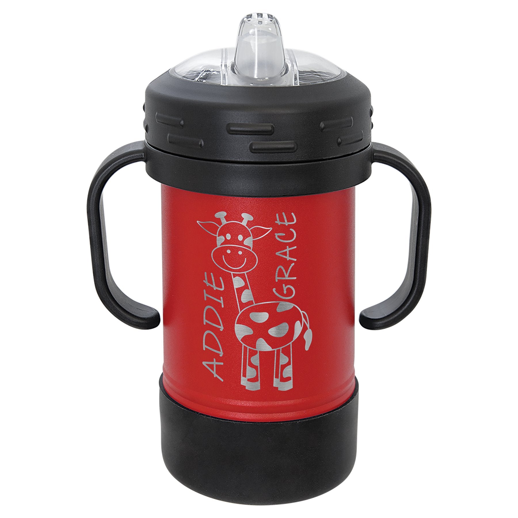 Personalized 10 oz. Kids Sippy Cup with Removable Handles, Polar Camel Insulated Stainless Steel