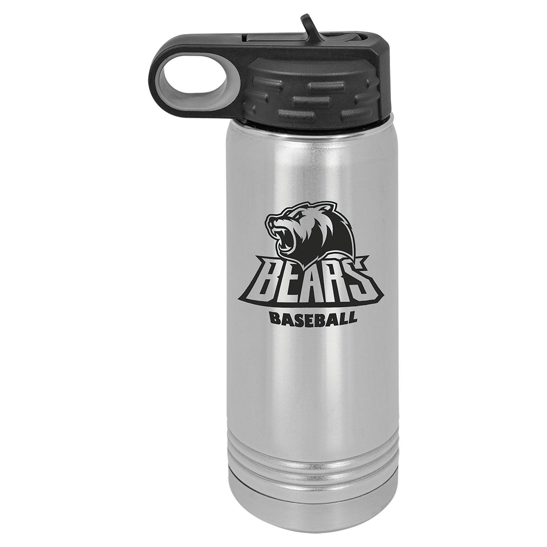 Personalized Polar Camel 20 oz. Water Bottle, Screw On Lid with Flip Top