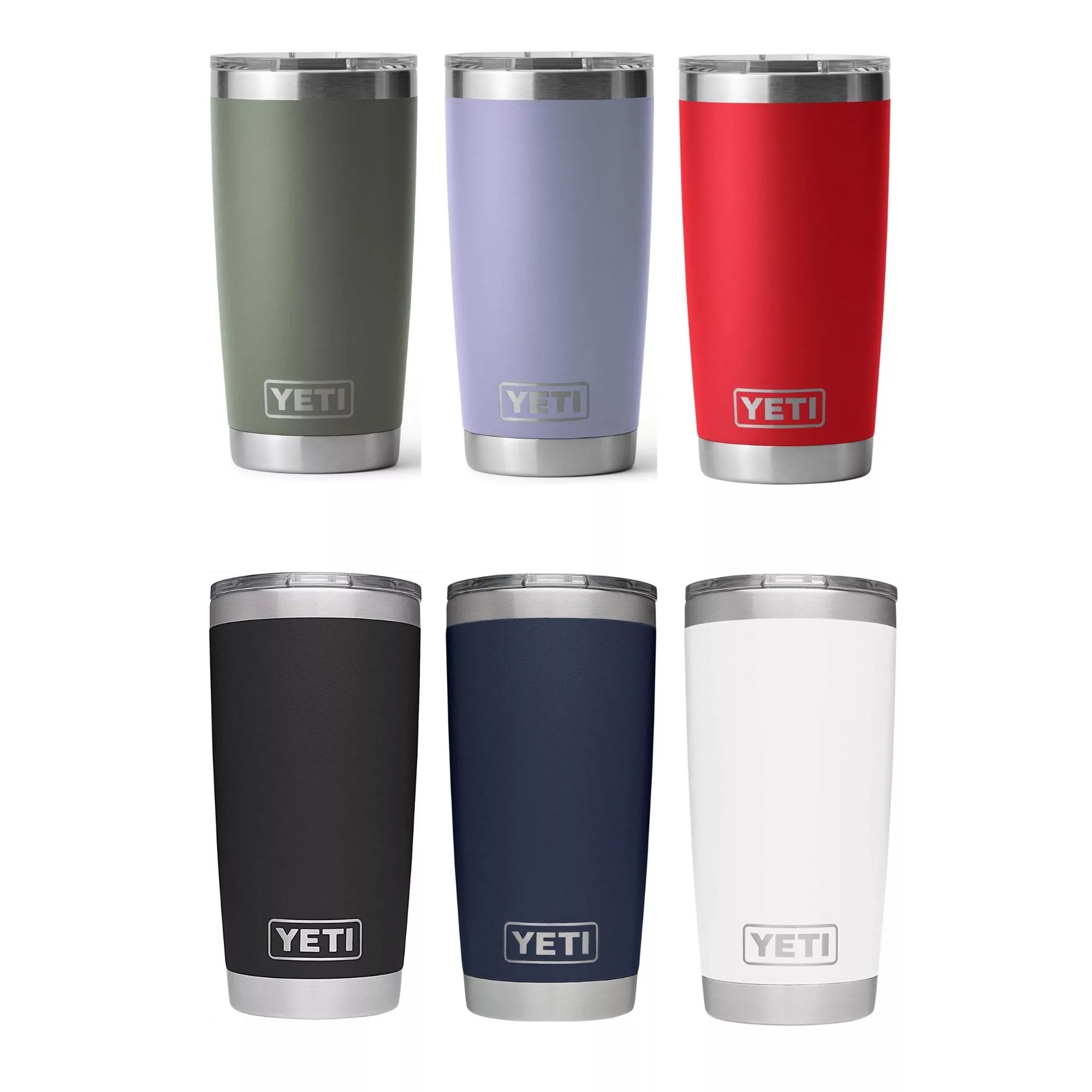 YETI Rambler 20 oz Stainless Steel Vacuum Insulated Tumbler w/MagSlider Lid