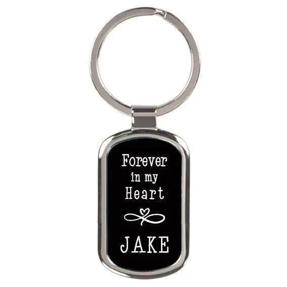 Personalized Memorial Keychain Keepsake  Sams Engraving and Gifts