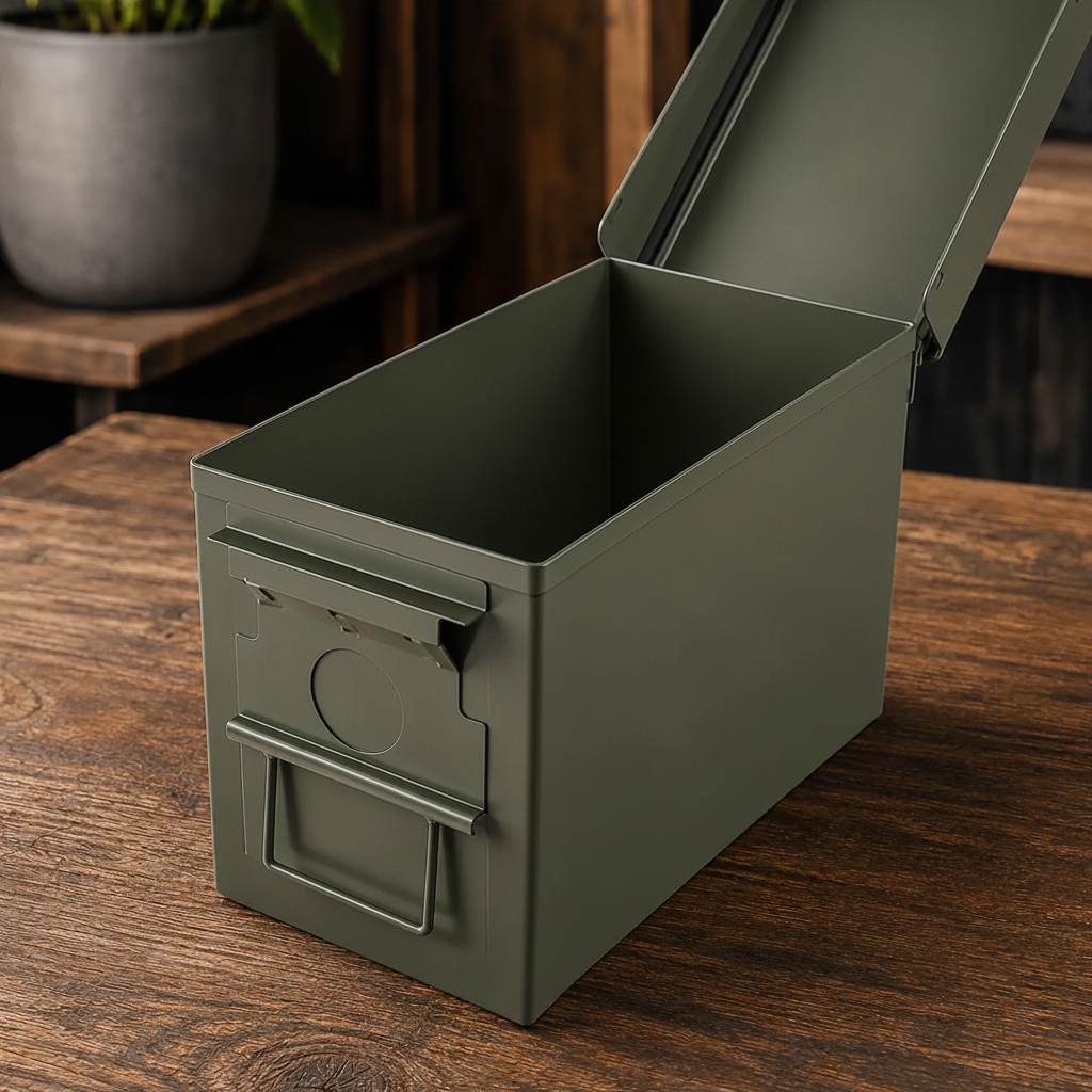 Personalized 50 Cal Metal Ammo Can | Custom Engraved Steel Storage Box  Sams Engraving and Gifts