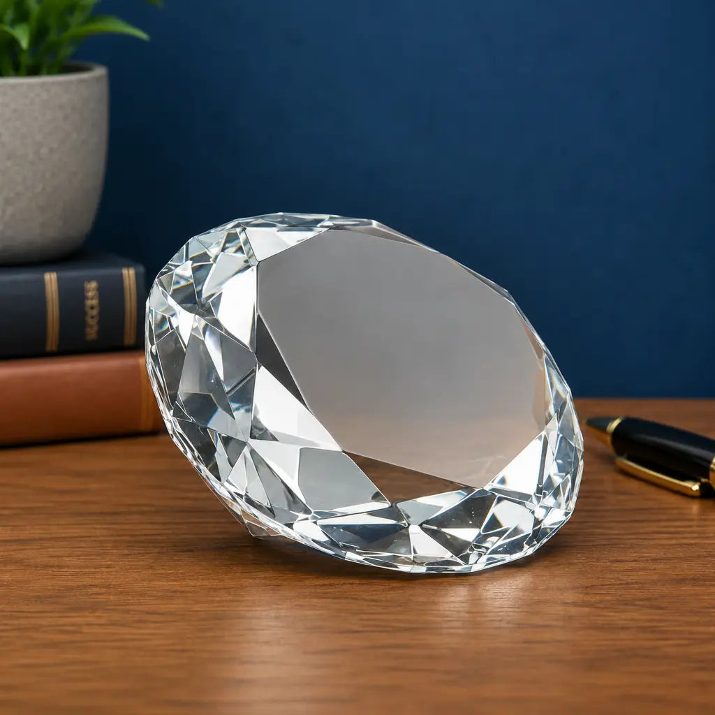 Personalized Crystal Diamond Award | Custom Engraved Recognition Award  Sams Engraving and Gifts
