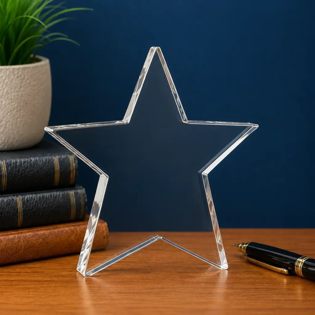Personalized Crystal Star Award | Custom Engraved Recognition Award  Sams Engraving and Gifts