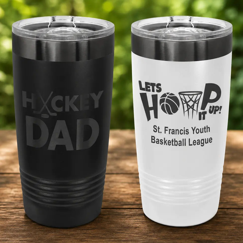 Personalized 20 oz ION-Plated Ringneck Tumbler | Custom Engraved Travel Tumbler  Sams Engraving and Gifts