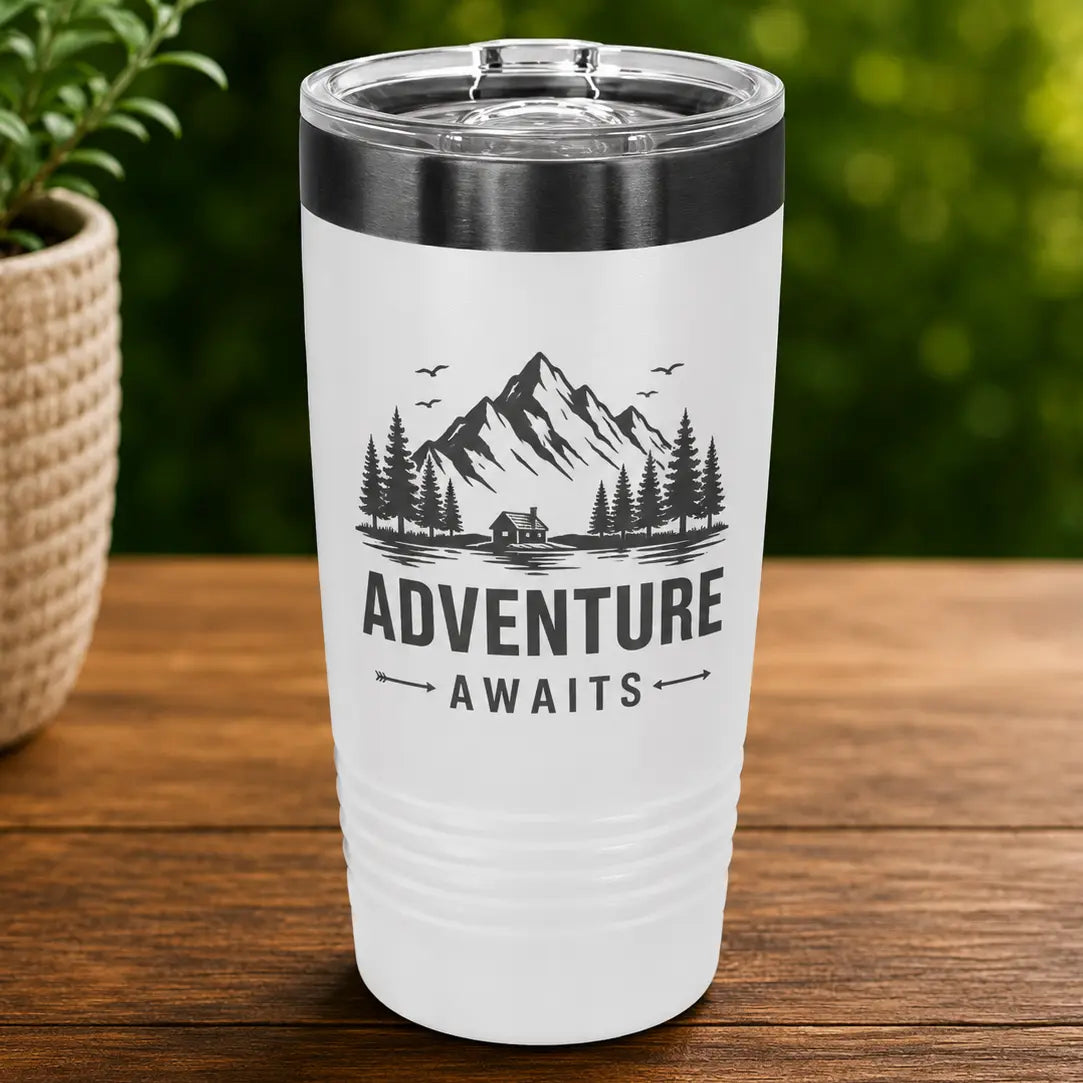Personalized 20 oz ION-Plated Ringneck Tumbler | Custom Engraved Travel Tumbler  Sams Engraving and Gifts