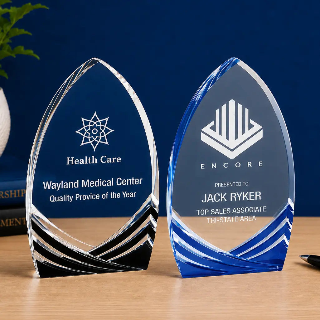 Personalized Cathedral Soaring Acrylic Award | Custom Engraved Recognition Award  Sams Engraving and Gifts
