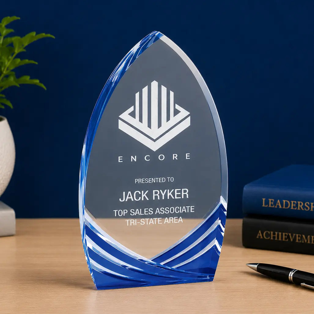 Personalized Cathedral Soaring Acrylic Award | Custom Engraved Recognition Award  Sams Engraving and Gifts