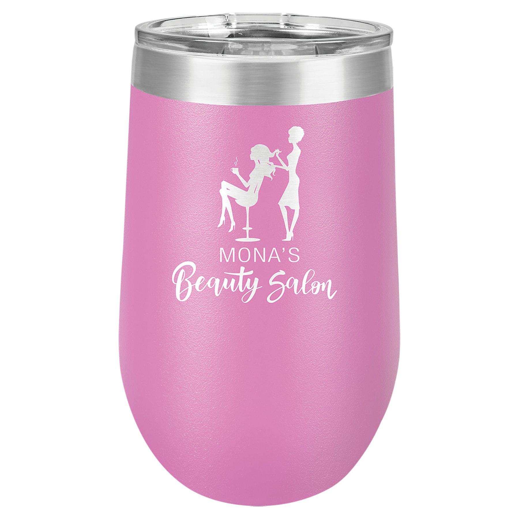 Engraved 16 Oz. Vacuum Insulated Stemless Tumbler With Lid